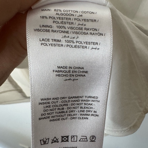 Acler Babydoll Top – Size 10, White - Picture 13 of 16